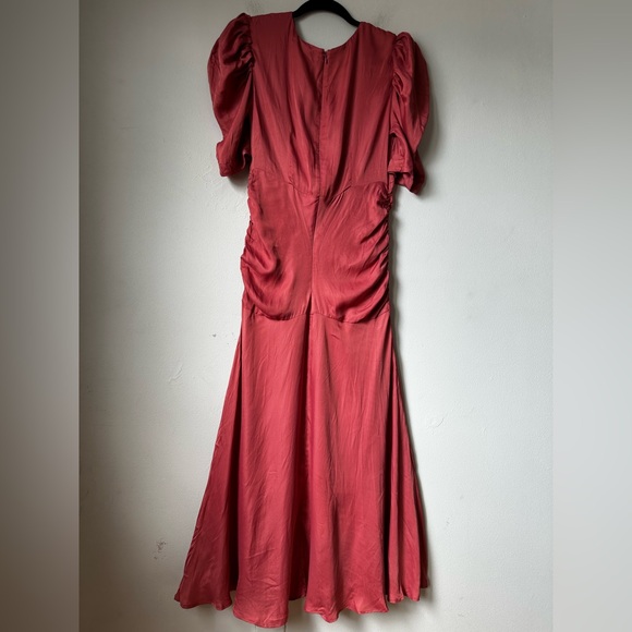 FARM RIO Elegant Pink Ruched Máxi Dress - Picture 7 of 10